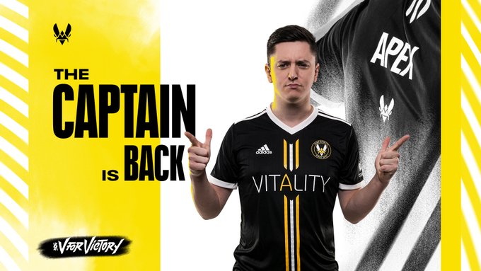 Apex вернется в состав Vitality для участия в IEM Katowice